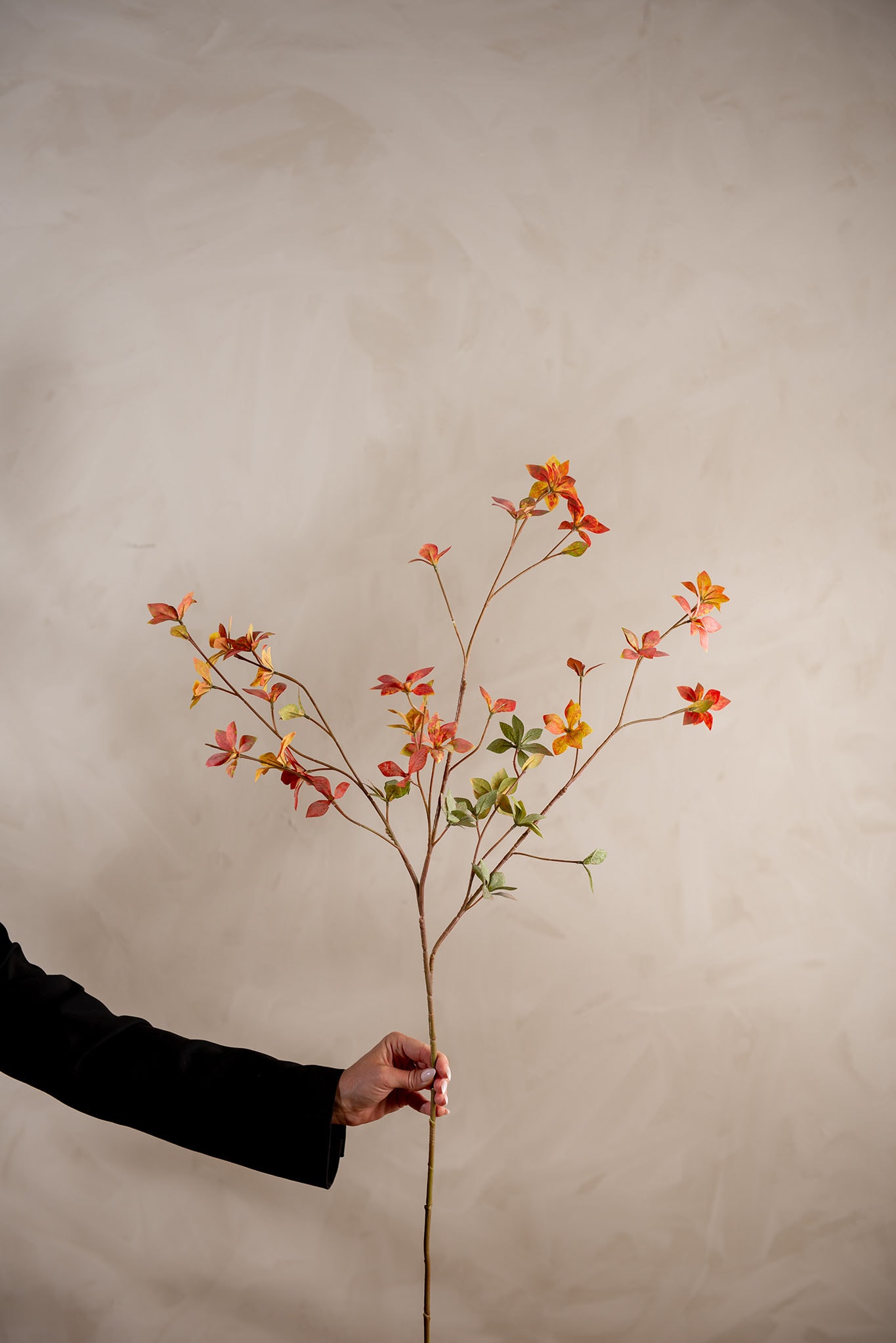 Kunstig oransje Enkianthus 110cm