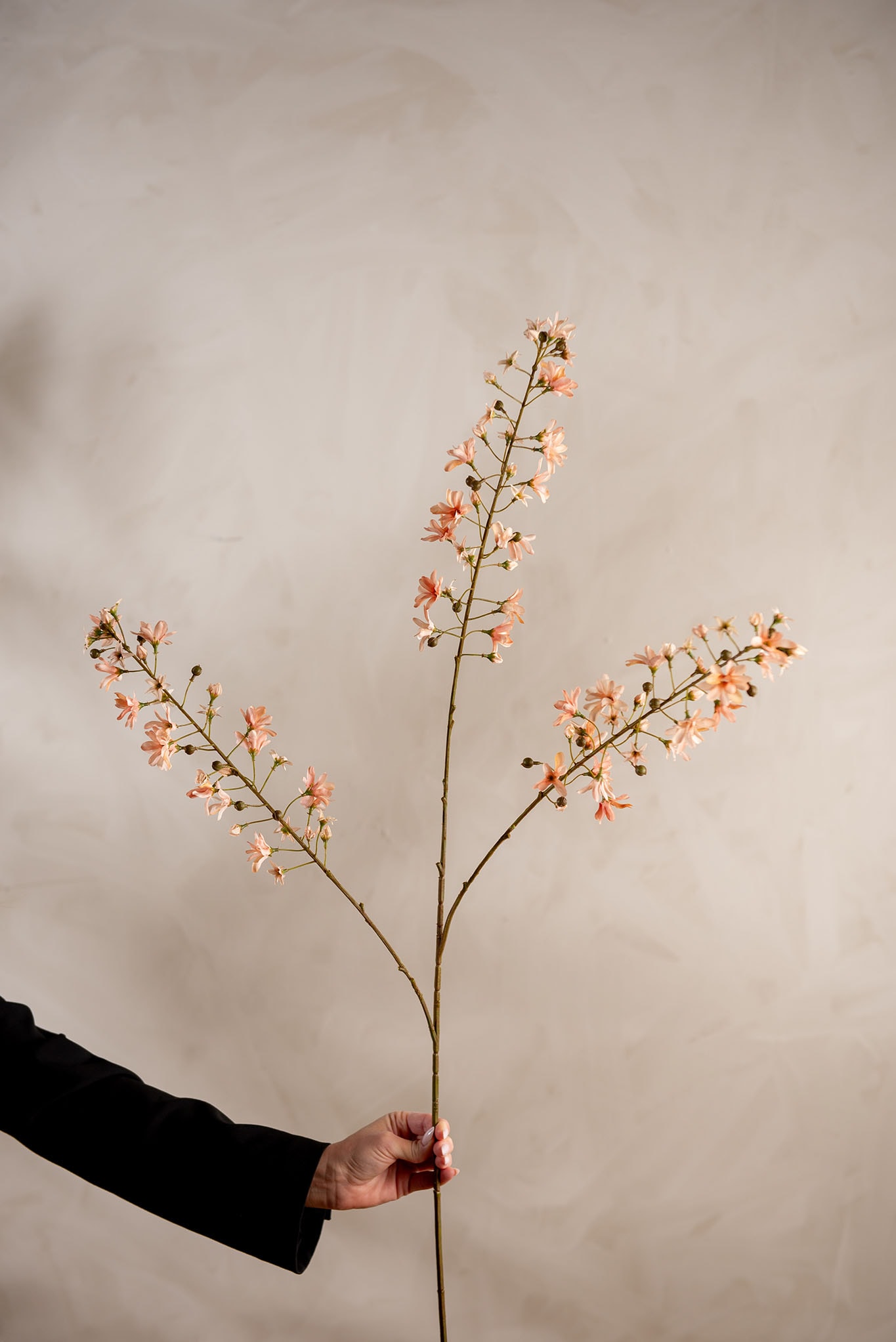 Kunstig rosa Blomsterkvist 110cm