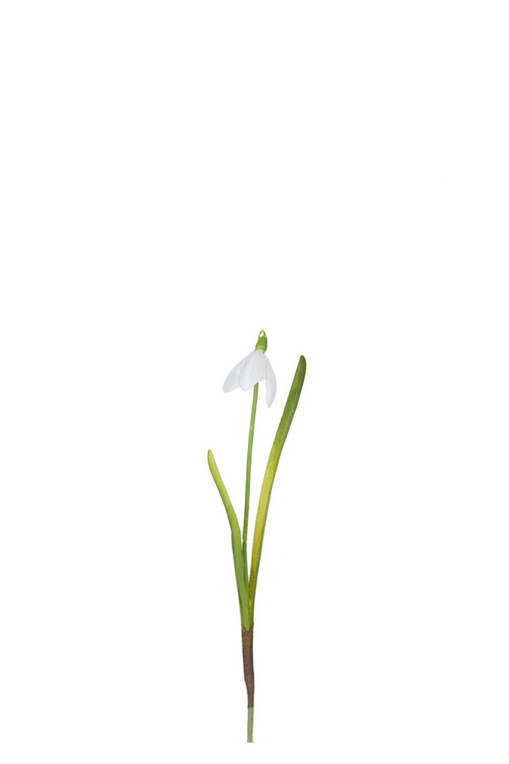 Kunstig hvit Snøklokke 23 cm