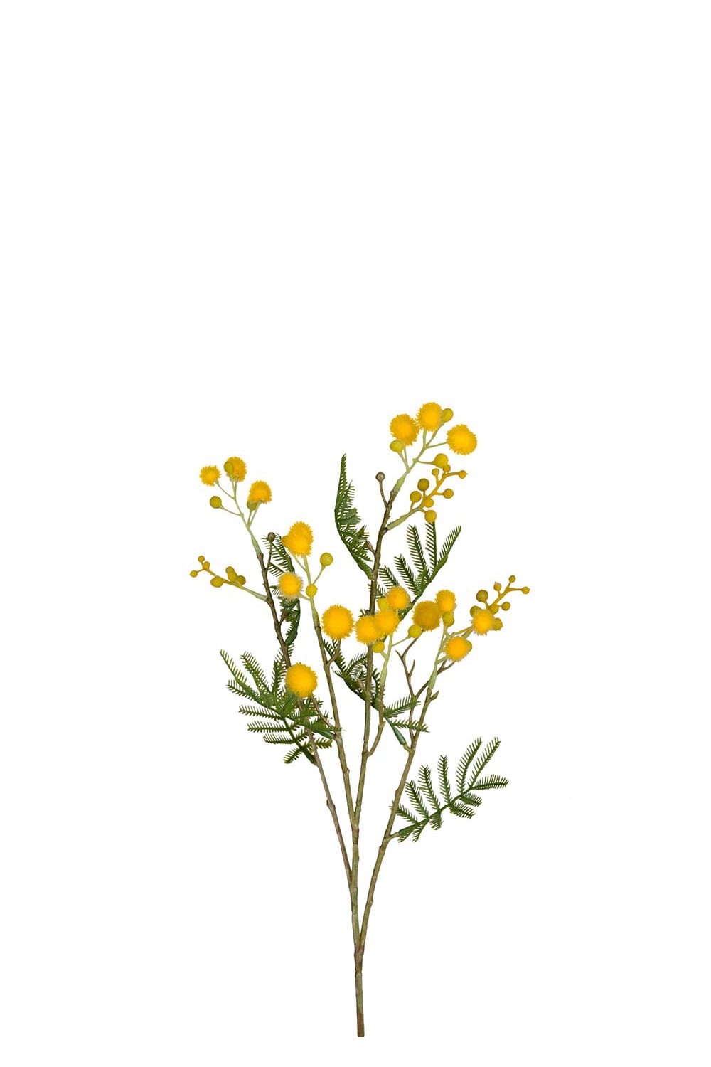 Kunstig gul Mimosa 60 cm