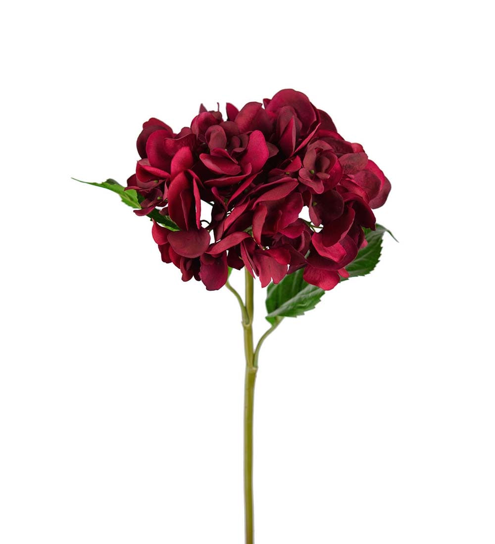 Kunstig burgunder Hortensia 55cm