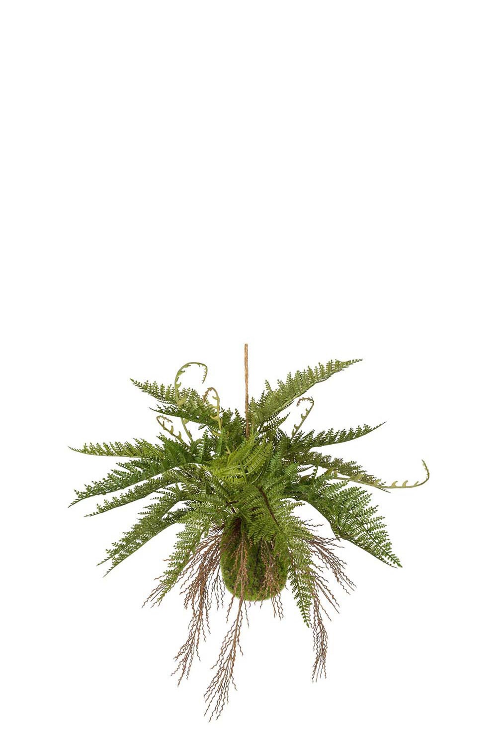 Kunstig grønn bregne 35 cm