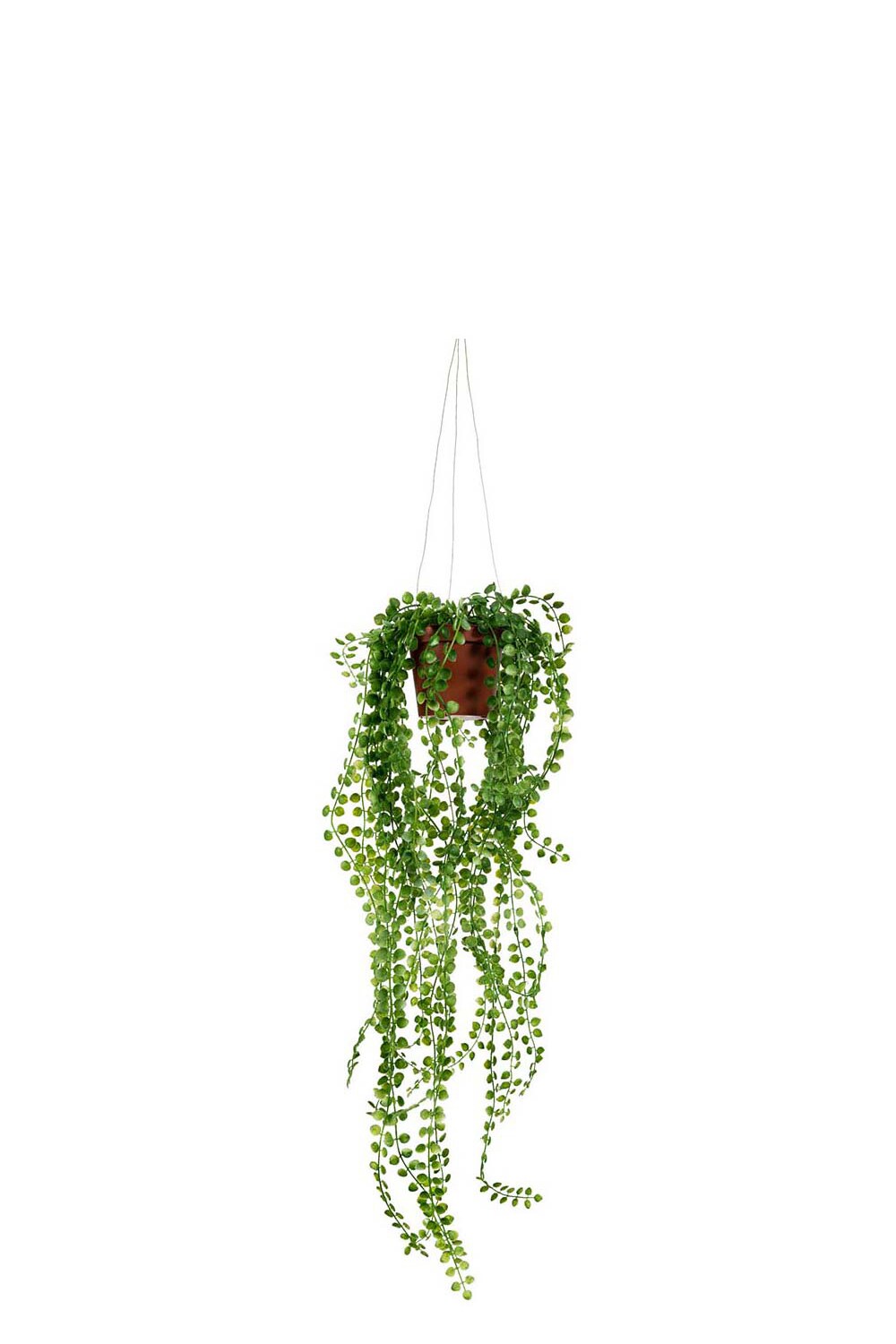Kunstig grønn Pilea 12 cm