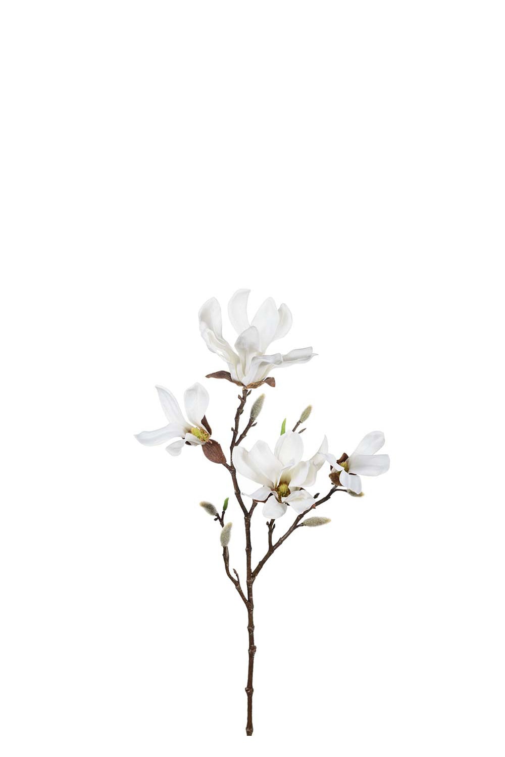 Kunstig hvit Magnolia 50 cm