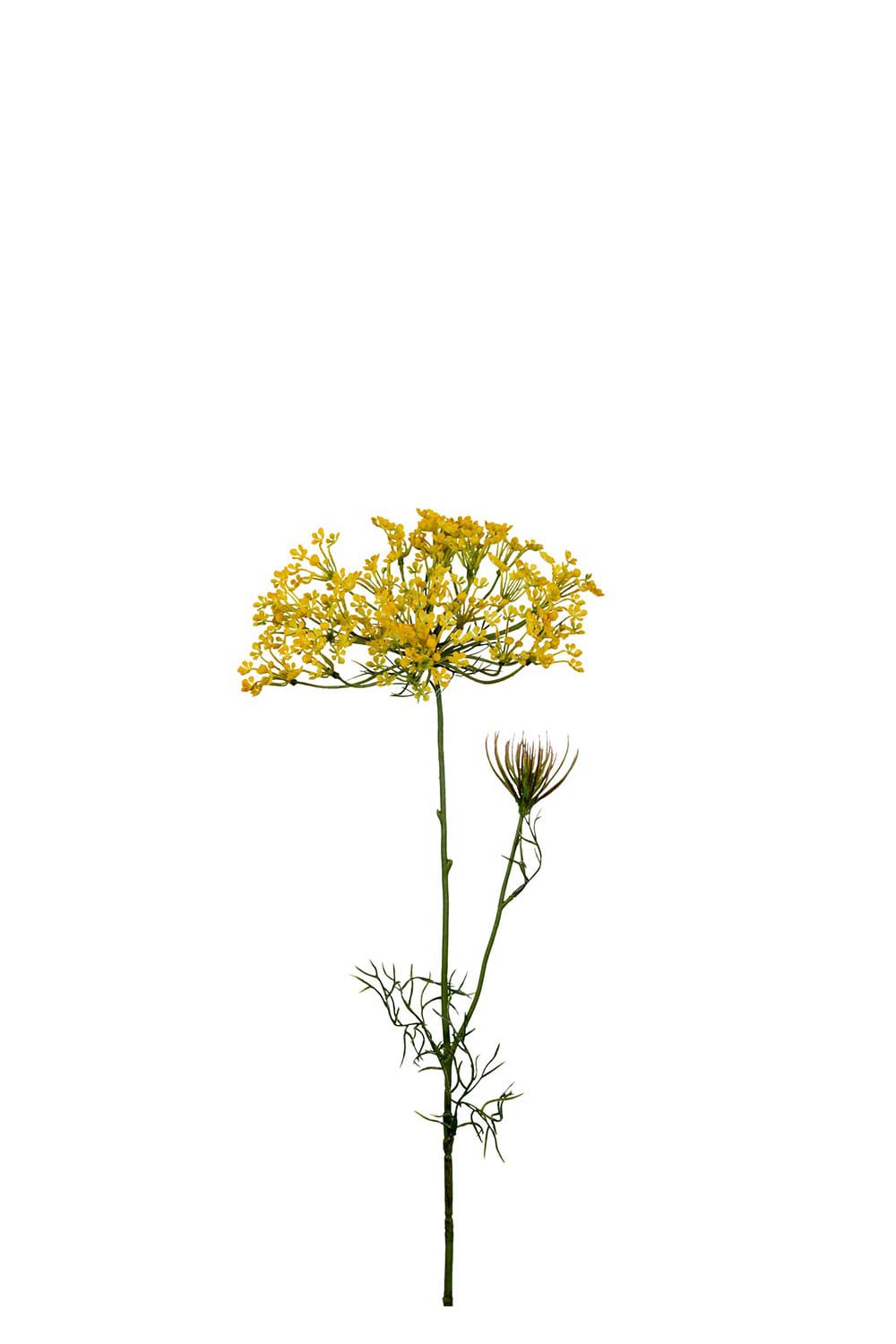 Kunstig gul Allium 70 cm
