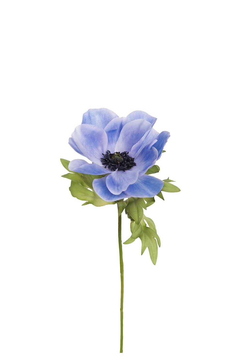 Kunstig blå Anemone 43 cm