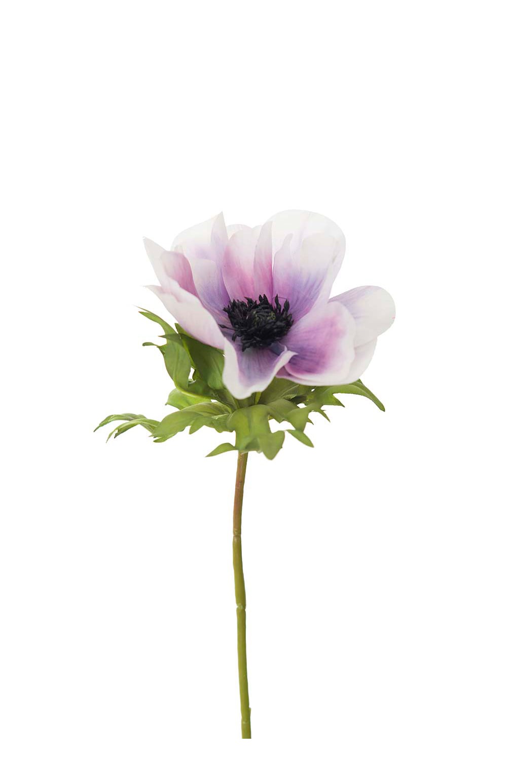 Kunstig blå anemone 43 cm