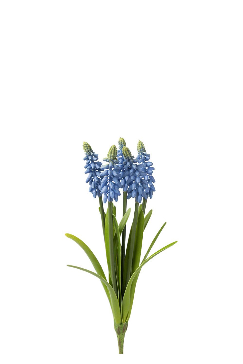 Kunstig blå perleblomst 30 cm