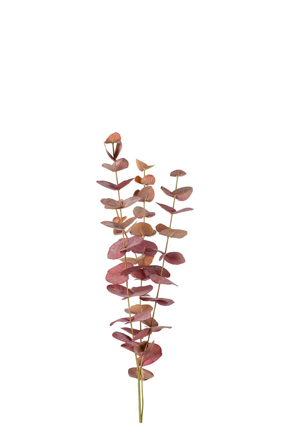 Kunstig burgunderfarget eukalyptus 60 cm